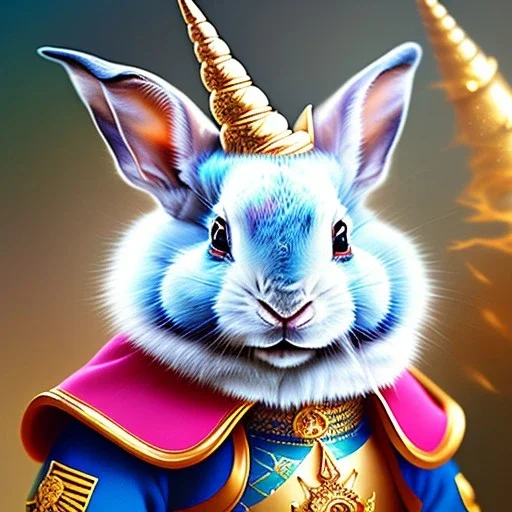 fantasy magic, sharp focus, illustration, highly detailed, digital painting, concept art, art germ and Paul Lewin and Kehinde Wiley, masterpiece silver rabbit with unicorn horn