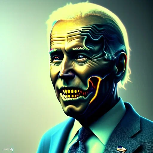 Ultra realistic image, joe biden zombie, zombie performance, skull, grey glow eyes. green blood, torn arm, night, walking twisted, waist up view, thriller style, dark ambient, highly detailed, White House background, concept art, unreal engine 5, god rays, ray tracing, RTX, lumen lighting, ultra detail, volumetric lighting, 3d, finely drawn, high definition, high resolution.