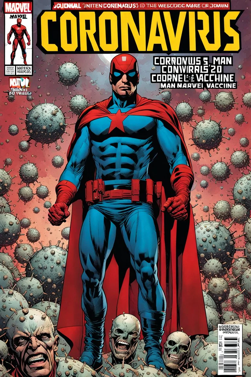 Coronavirus-man, Marvel, issue 12: Coronavirus-man vs. Vaccine-man 💉 (2020)