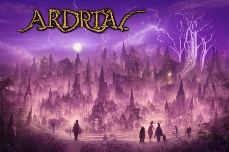 Arcadia the dark town of purple magic