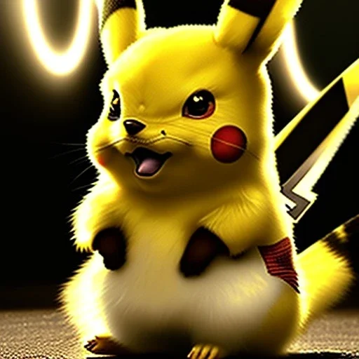 Ultra detailed fullbody Portrait in oil on canvas of pikachu with armor, extremely detailed digital painting, ultrarealistic skin,intense stare, extremely detailed face, crystal clear eyes, mystical colors ,perfectly centered image, perfect composition, rim light, beautiful lighting,masterpiece ,8k, stunning scene, raytracing, anatomically correct, in the style of Ohrai Noriyoshi and robert e howard and Steve Jung and Wizyakuza and Simon Bisley and uncannyknack.