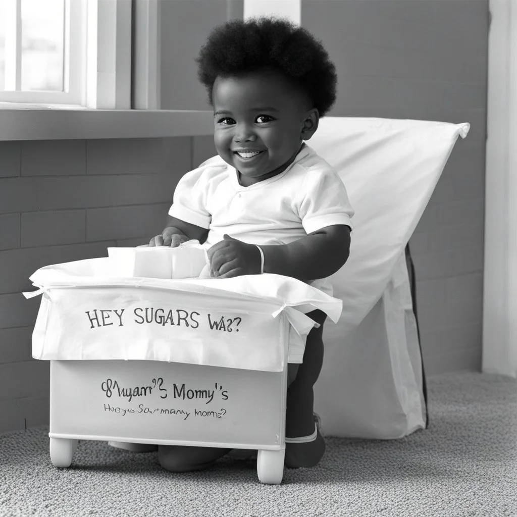 "Hey sugar how was school" "Can you change mommy's diapee for me?"