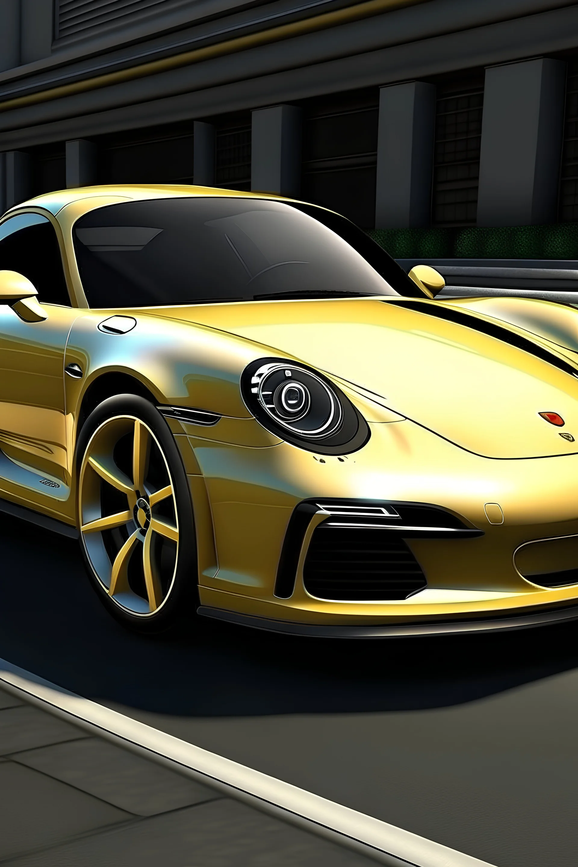 realistic porsche new