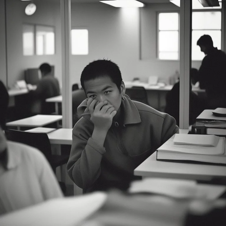 oficina de empleo; fotografía real, realizada con cámara Leica y objetivo de 50mm