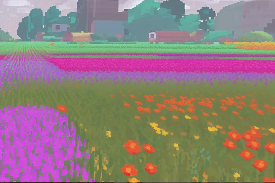 flower field 64 x 64 pixel