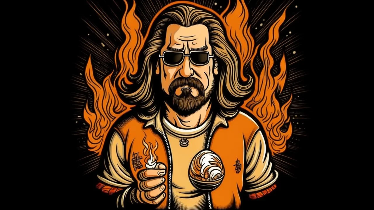 The big lebowski hardrock cartoon firestarter