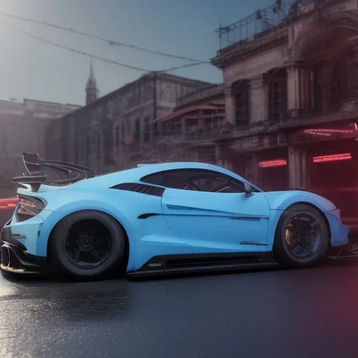 photo of a ultra realistic modified sport car,new wraps, cutaways,freshest,relaxing, night street,eye-catching visuals, rims, sunny, springs, cinematic lighting, studio lighting, 4k, hyper realistic, focused, landscape, extreme details, unreal engine 5, cinematic, masterpiece