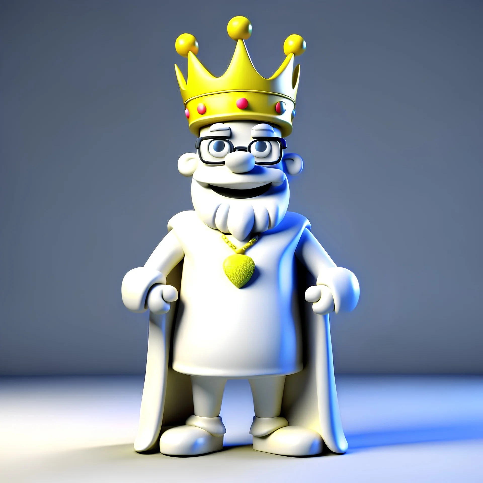 King cheerful 3D