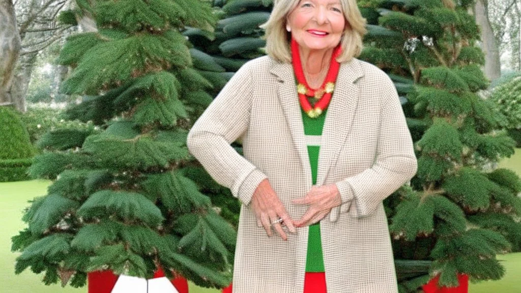 martha stewart looks like a tree