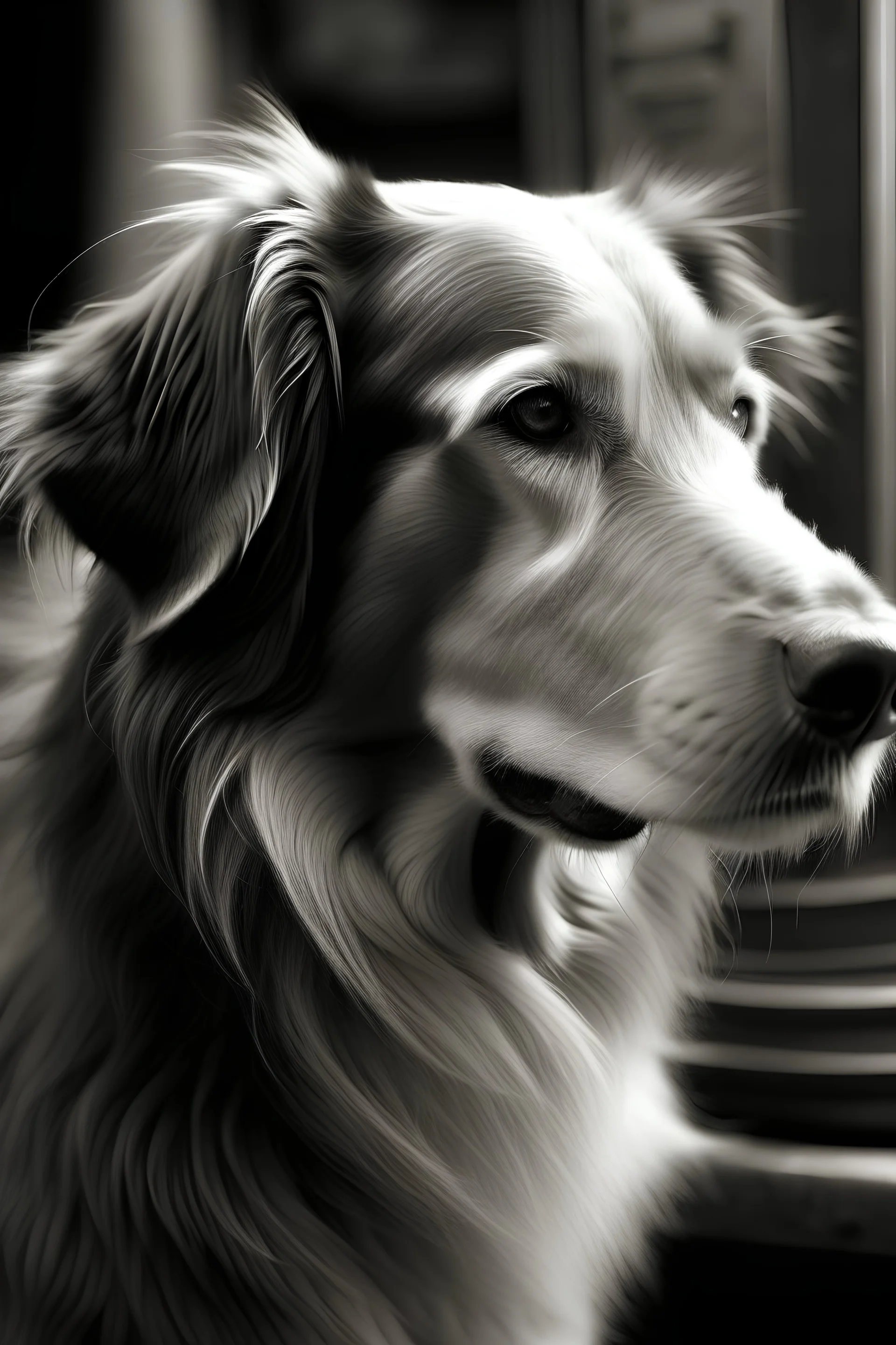 a dog