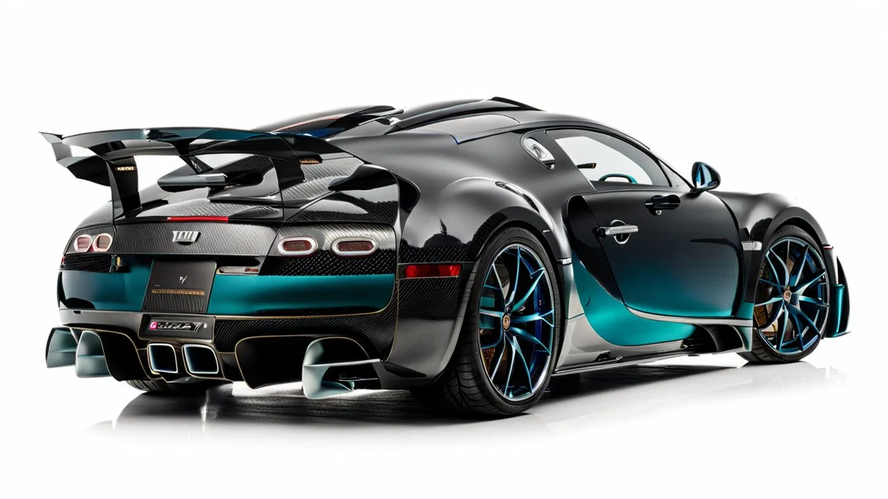 Mansory Bugatti Veyron, rear view, desktop wallpaper, 4K, Cinematic