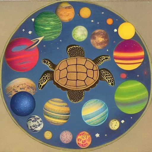 The Turtle and the Eight Planets