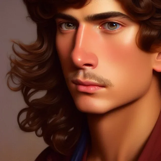 young Matthew Lawrence's highly detailed flawless unmarked unblemished beautiful face, meticulously detailed multi-hued sable chestnut burnt umber hair; digital painting, artstation, smooth, sharp focus, colorful illustration, art by Lisa Frank, artgerm, Greg Rutkowski, Alphonse Mucha and William-Adolphe Bouguereau, Unreal Engine 5