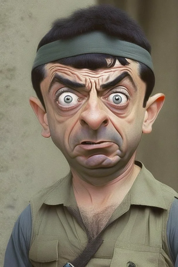 rambo as mr bean