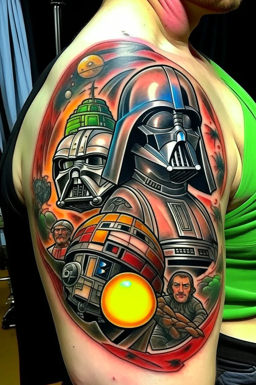 Starwars Traditional style tattoo