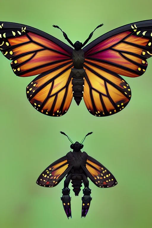 spider monarch butterfly hybrid