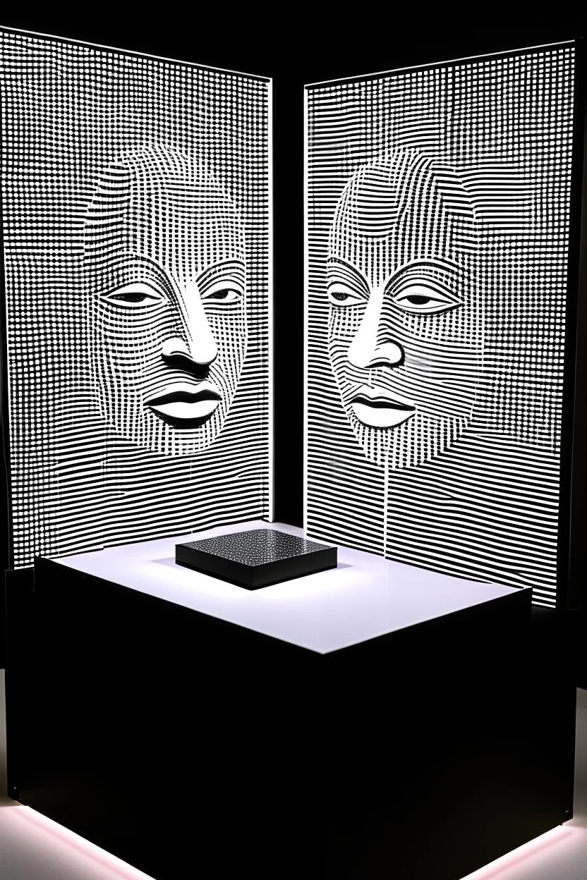 the empathy box resembles the mood organ, in that they’re both tools designed to build group conformity by playing on the idea of individual human emotion; optical art; digital art; post-internet art; Marina Apollonio