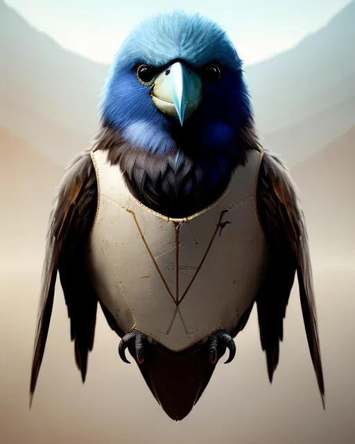 "twitter, mysterious Kenku male, bird, full-scale head and shoulders portrait, 8k resolution concept art portrait by Greg Rutkowski, Artgerm, WLOP, Alphonse Mucha dynamic lighting hyperdetailed intricately detailed Splash art trending on Artstation triadic colors Unreal Engine 5 volumetric lighting Splash art fantasy"