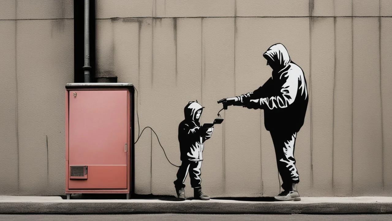 hacker by banksy