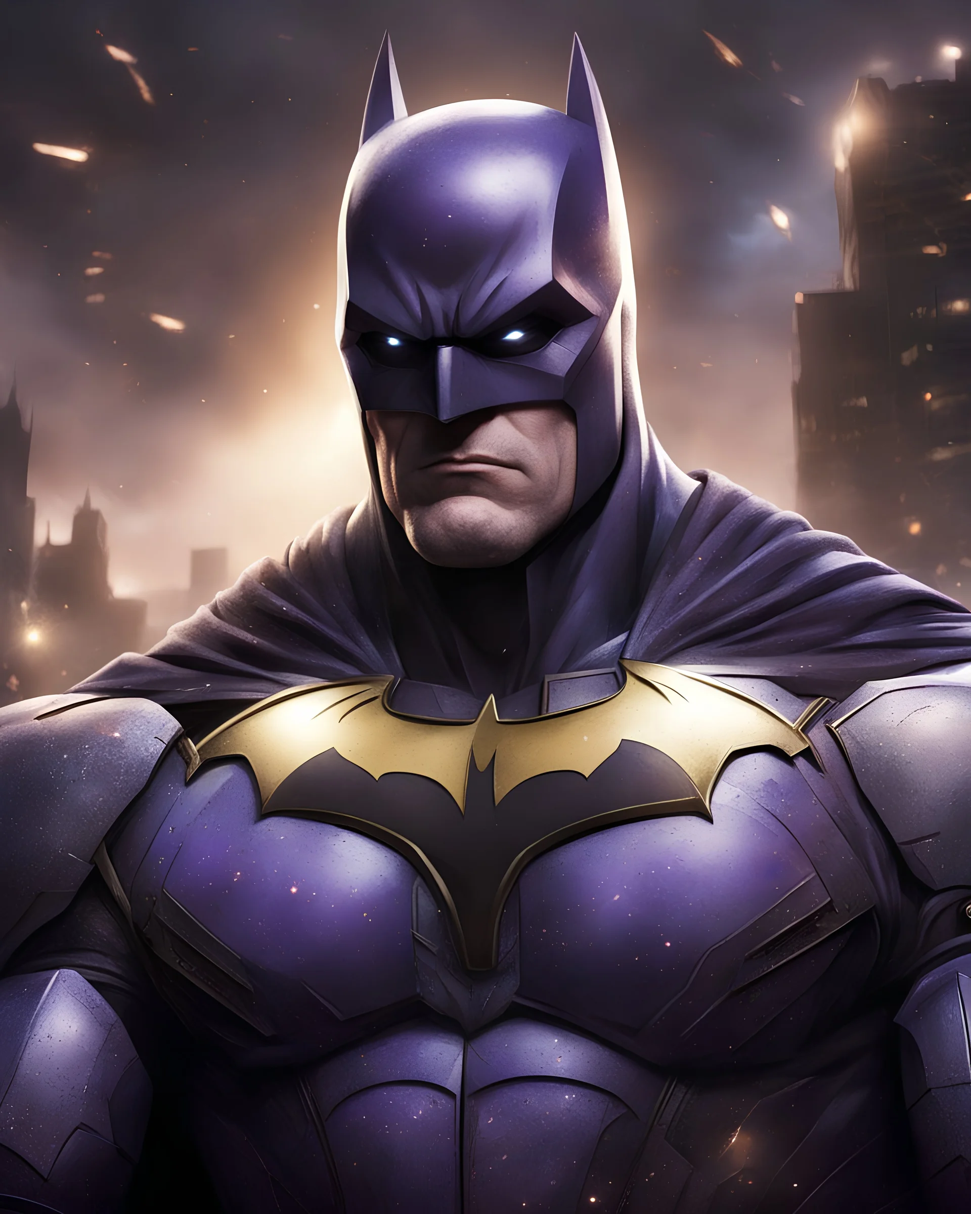 The combination of Batman and Thanos