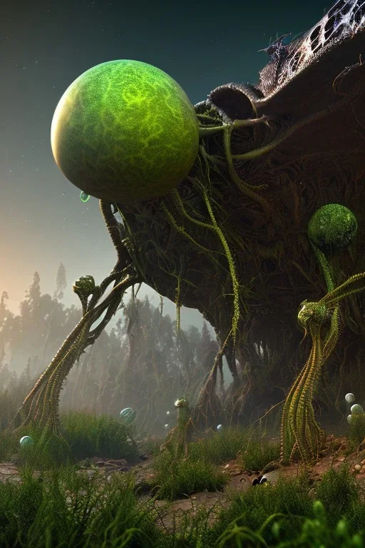 alien STRANGE WORLDS, 8k,bugs, finely detailed, photo realistic.