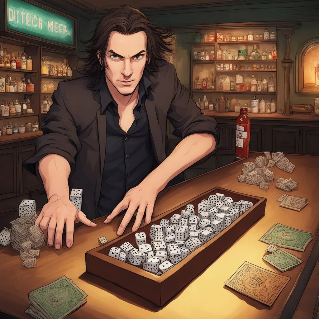 en idiot entring a bar with mathew mercer and rolling dices mathew mercer mathew mercer mathew mercer mathew mercer dice