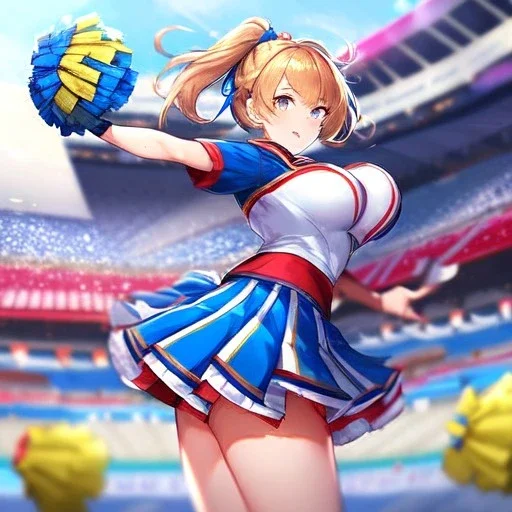 Clear focus,High resolution,High quality, Cheerleader