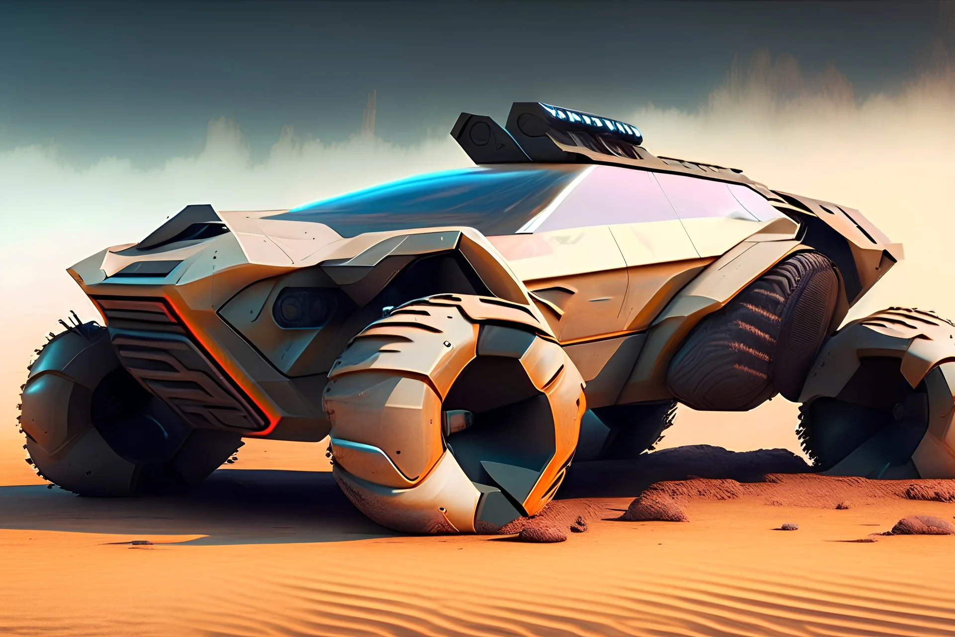 offroid car Futuristic design