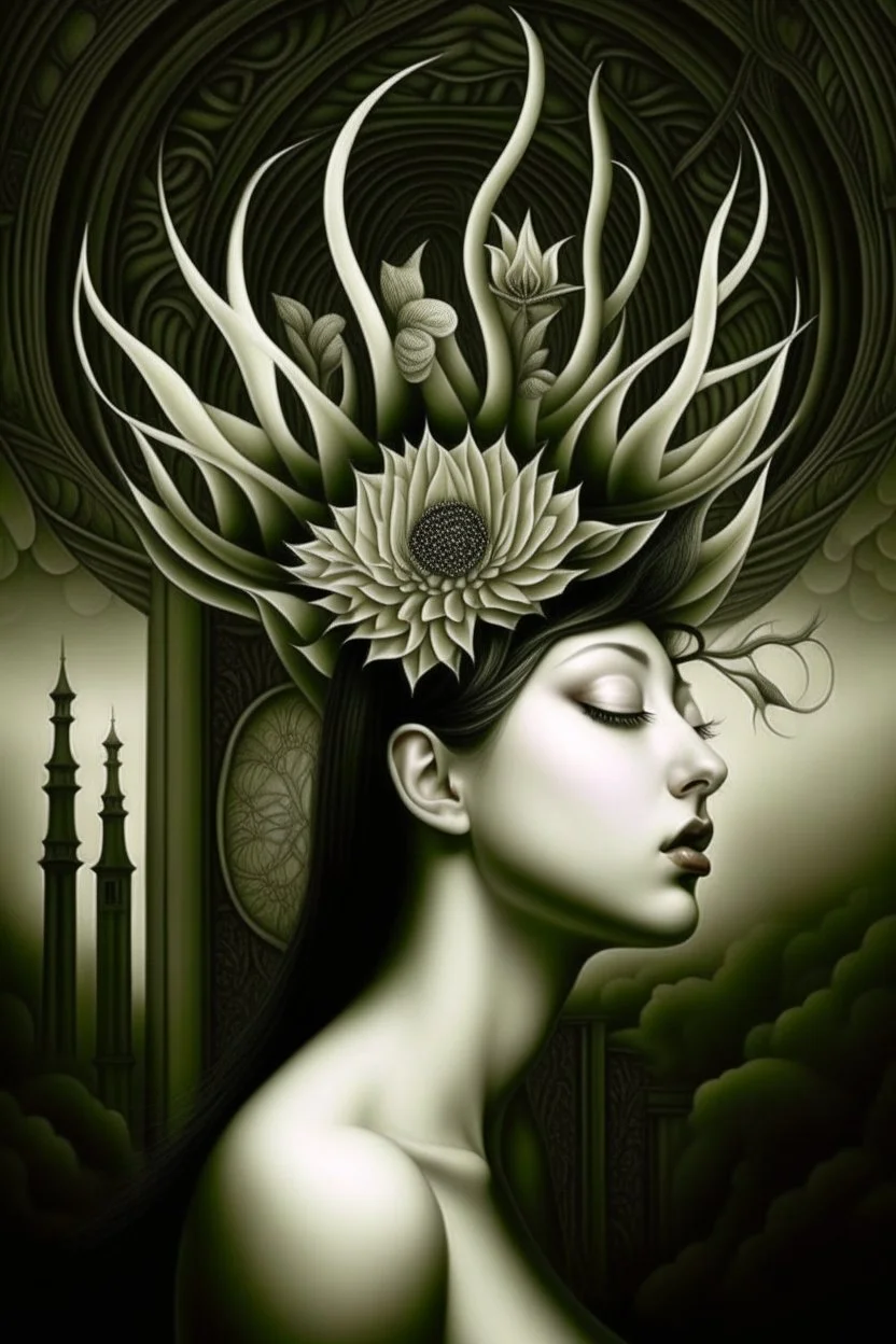 Dissociation with Datura neo-surrealism