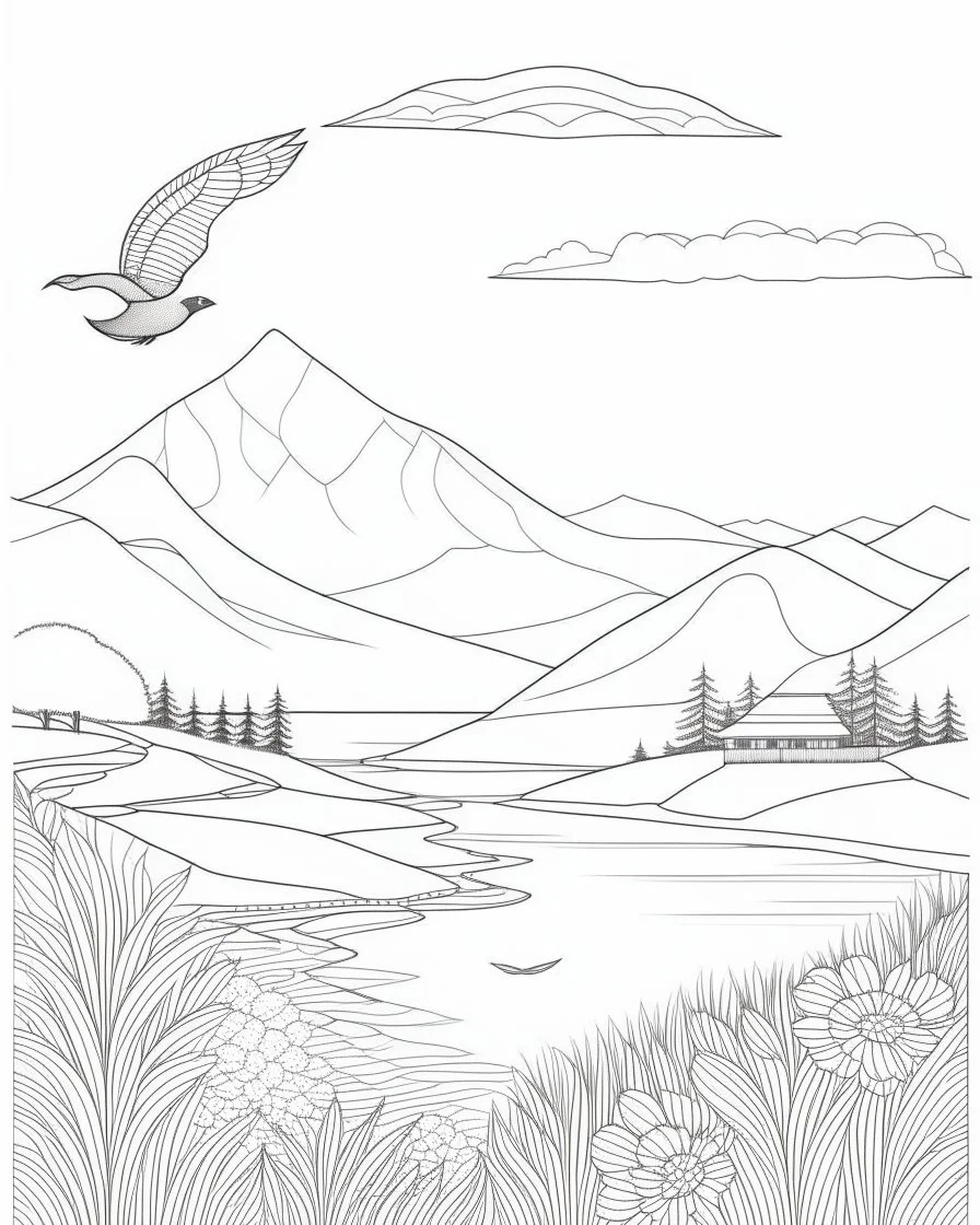 Coloring pages: Unwind, relax, and recharge with the Calmness and Relaxing Landscapes Inner Peace Coloring Book. Experience 60 stress-relieving designs designed for adults and teens. Start coloring your way to tranquility today!