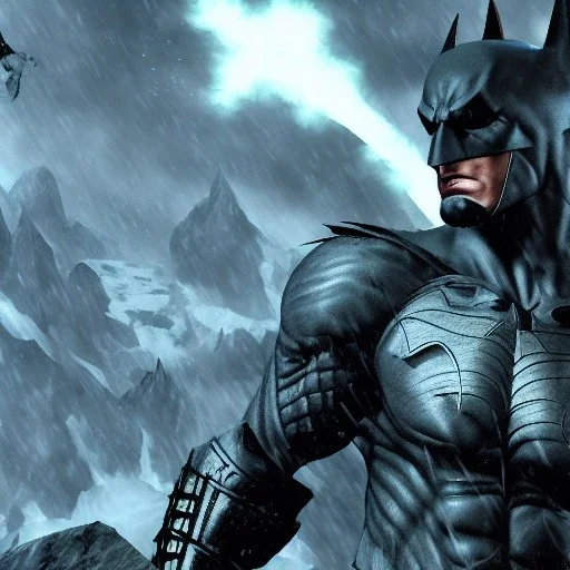 batman vs the dragon born (Skyrim)