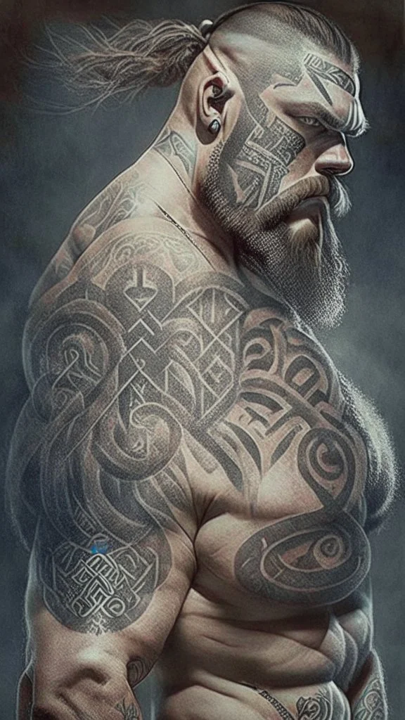 rune tattoo strongman