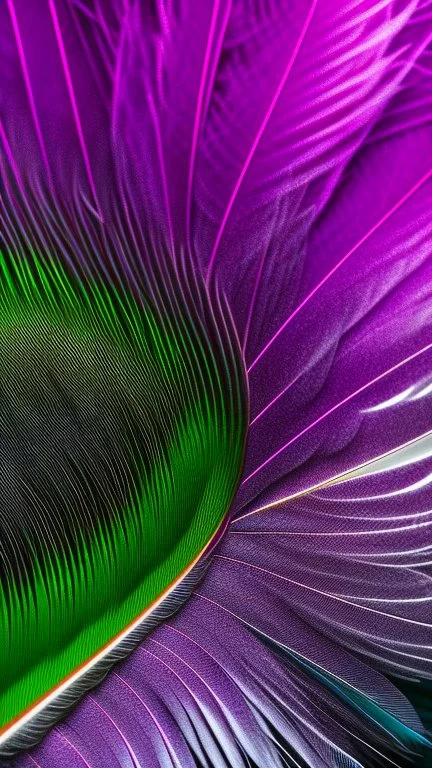 microscope photography of a multicolour feather with human head inside, peackock feathers in circle, geometric, symmetric