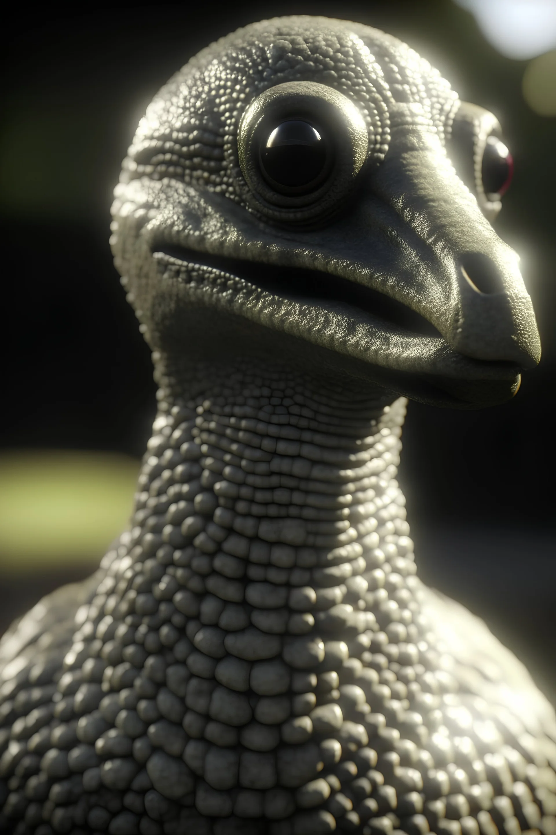 Goose alien ,3d 4k octane render, smooth, sharp focus, highly detailed, unreal engine 5,