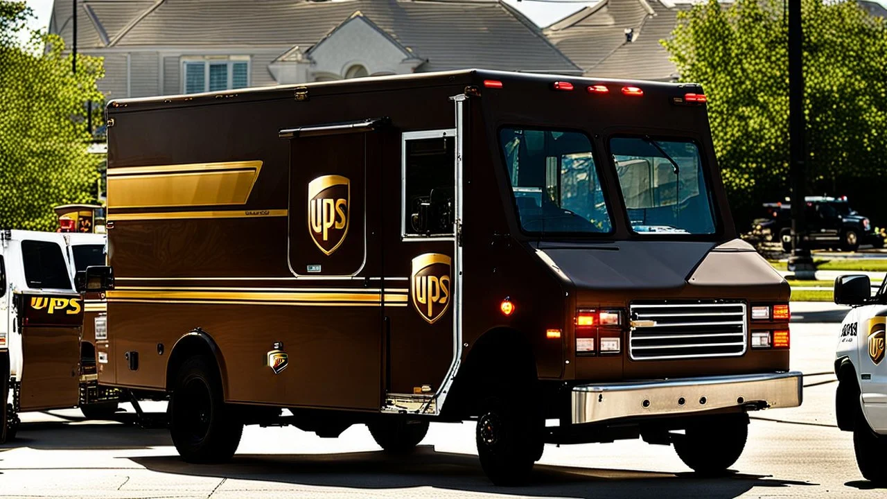 UPS delivery man held at gunpoint at gate