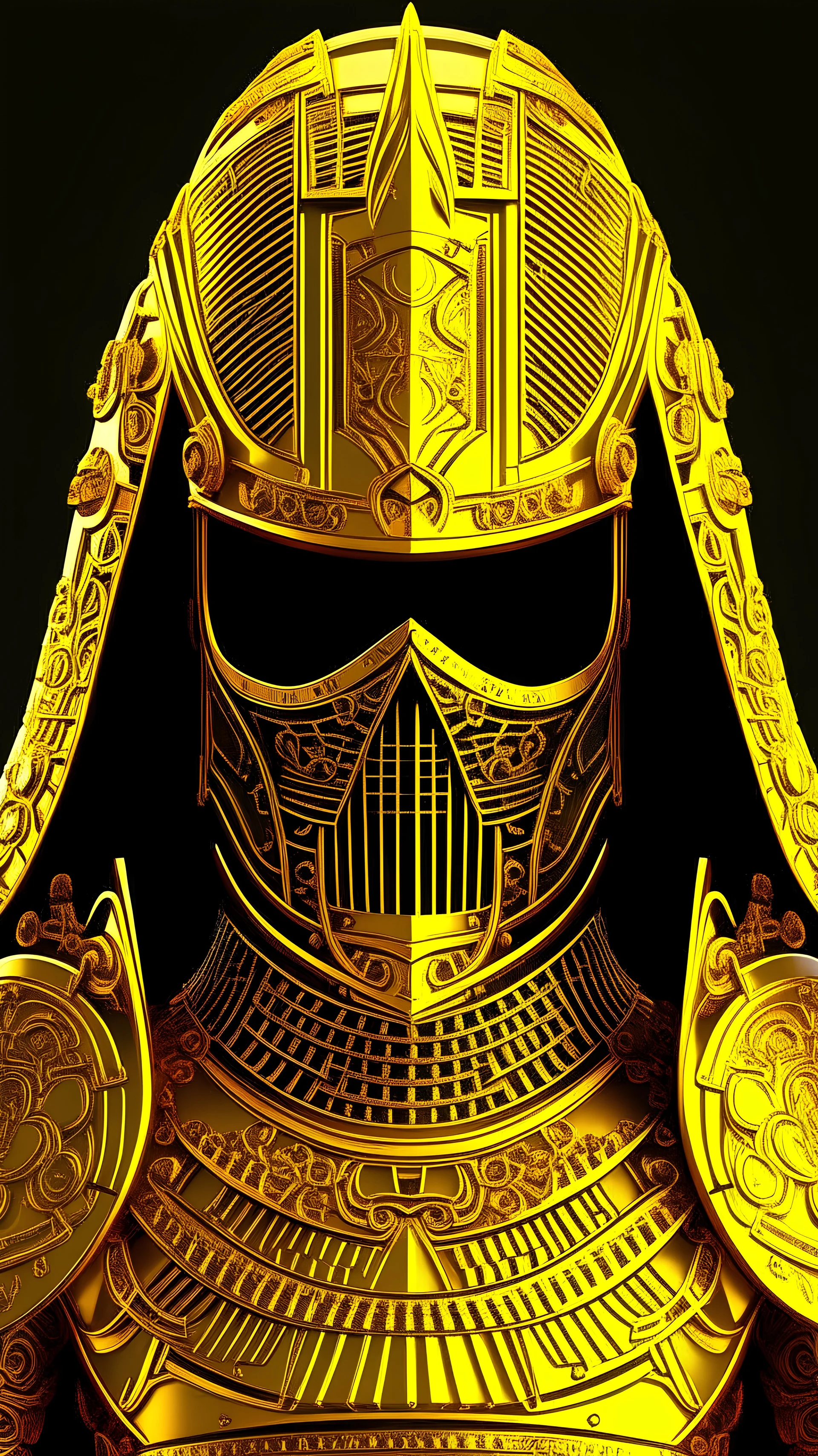 persian human warrior, ancient, helmet, highly detailed game cgi, whole body, Medieval, proud, confident, trippy, ultra detailed, golden armor, center of the picture, medium shot, vector illustration, bunchy, 3d, skull helmet