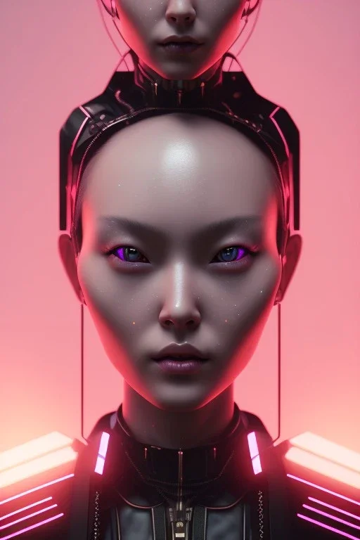 Portrait, Front image, rabbit mask, cyberpunk Asian woman, black pink color, latex dress, highly detailed, concept art, smooth, unreal engine 5, god rays, ray tracing, RTX, lumen lighting, ultra detail, volumetric lighting, 3d, finely drawn, high definition, high resolution.