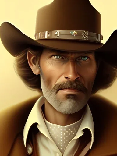 WESTERN cowboy face