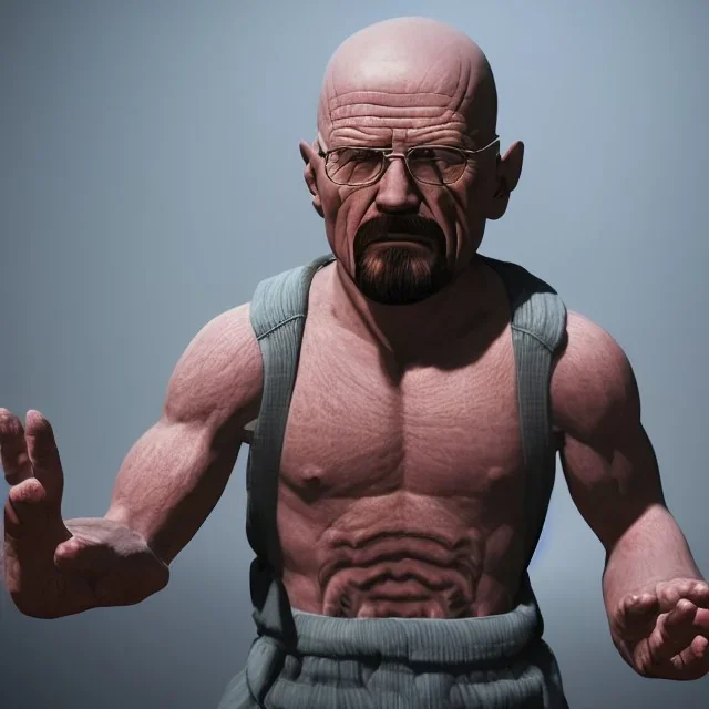 Walter white toddler, full body, angry, Buddha body, dynamic pose, tokio background, dramatic lighting, hyper realistic, unreal engine, 8k, upscale