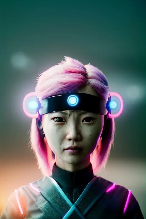 portrait, Asian cyborg woman, samurai warrior :: symmetry photography, cyberpunk style, cyborg eyes, pink hair :: wires conect, perfect eyes, samurai helmet, tiger mask, black samurai army, katana, ghost in the shell, pink, white, black, glow eyes, cinematic, Ultra realistic, dark scene, soft color, highly detailed, unreal engine 5, RTX, ultra detail, 3d, finely drawn, high definition.