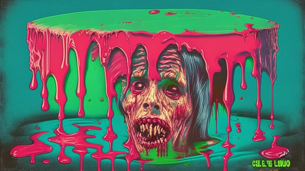 creepshow in the style of jello