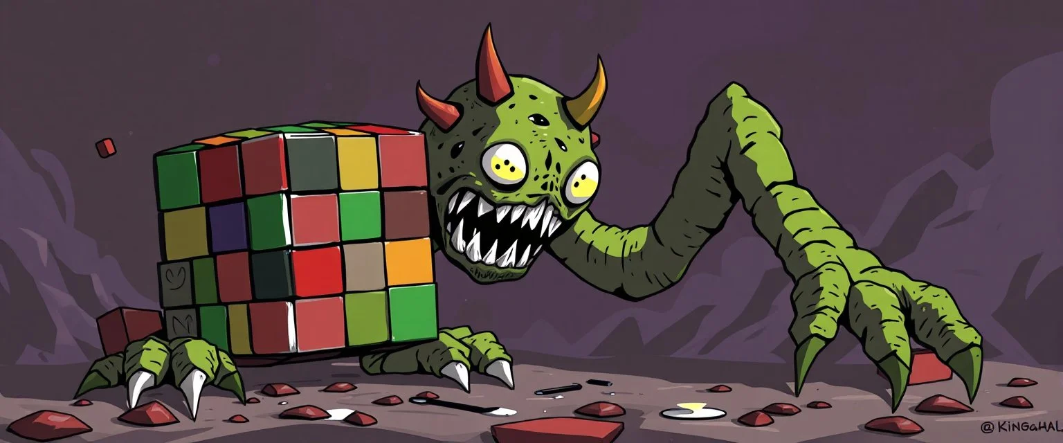rubics cube monster