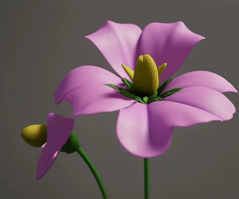 Flower 3d rendering