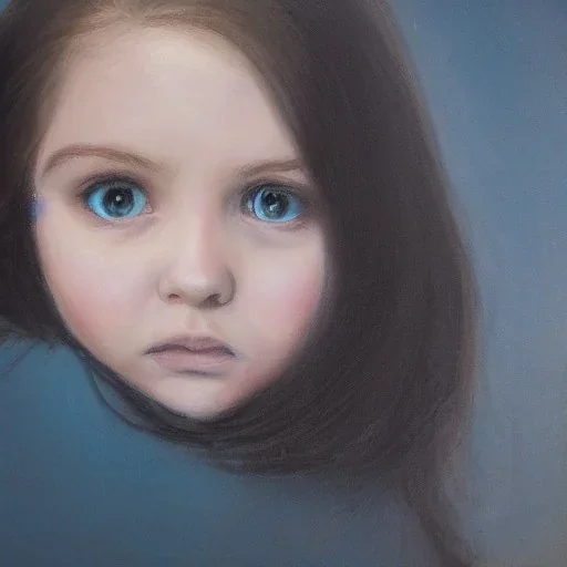 Realistic Portrait of girl