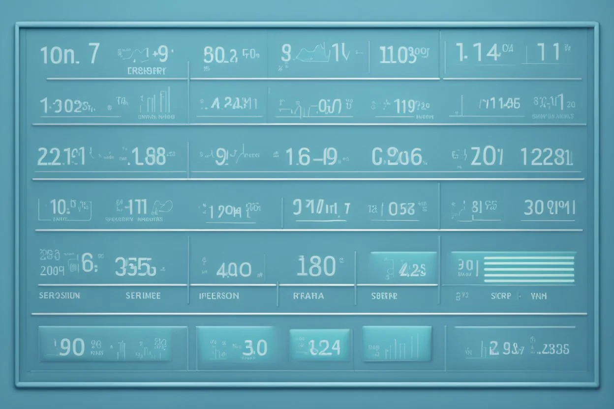 Market Hours and Trading Sessions, flat light blue style