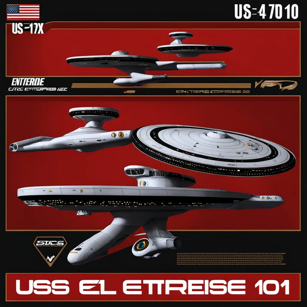 photorealistic uss enterprise ncc-1701X