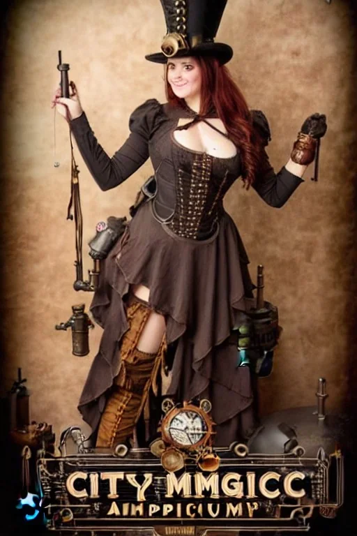 city magic steampunk