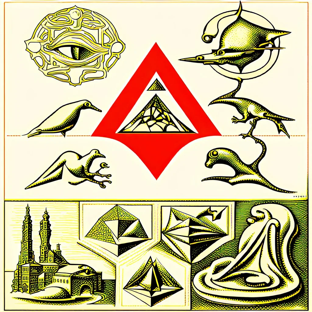 Dali, Bosch, and Escher all work on a company logo