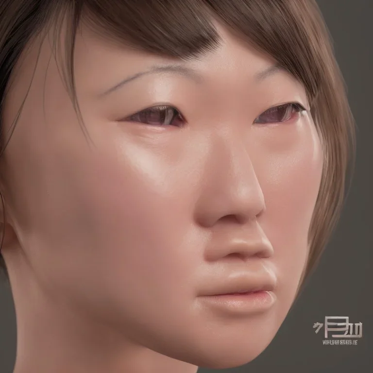 portrait wonderfull woman hitomi tanaka face cyborg