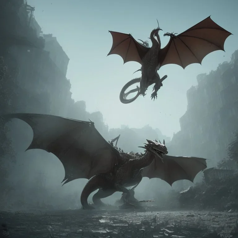 casey Neistat fighting a dragon, photorealistic, by Greg rutkowski